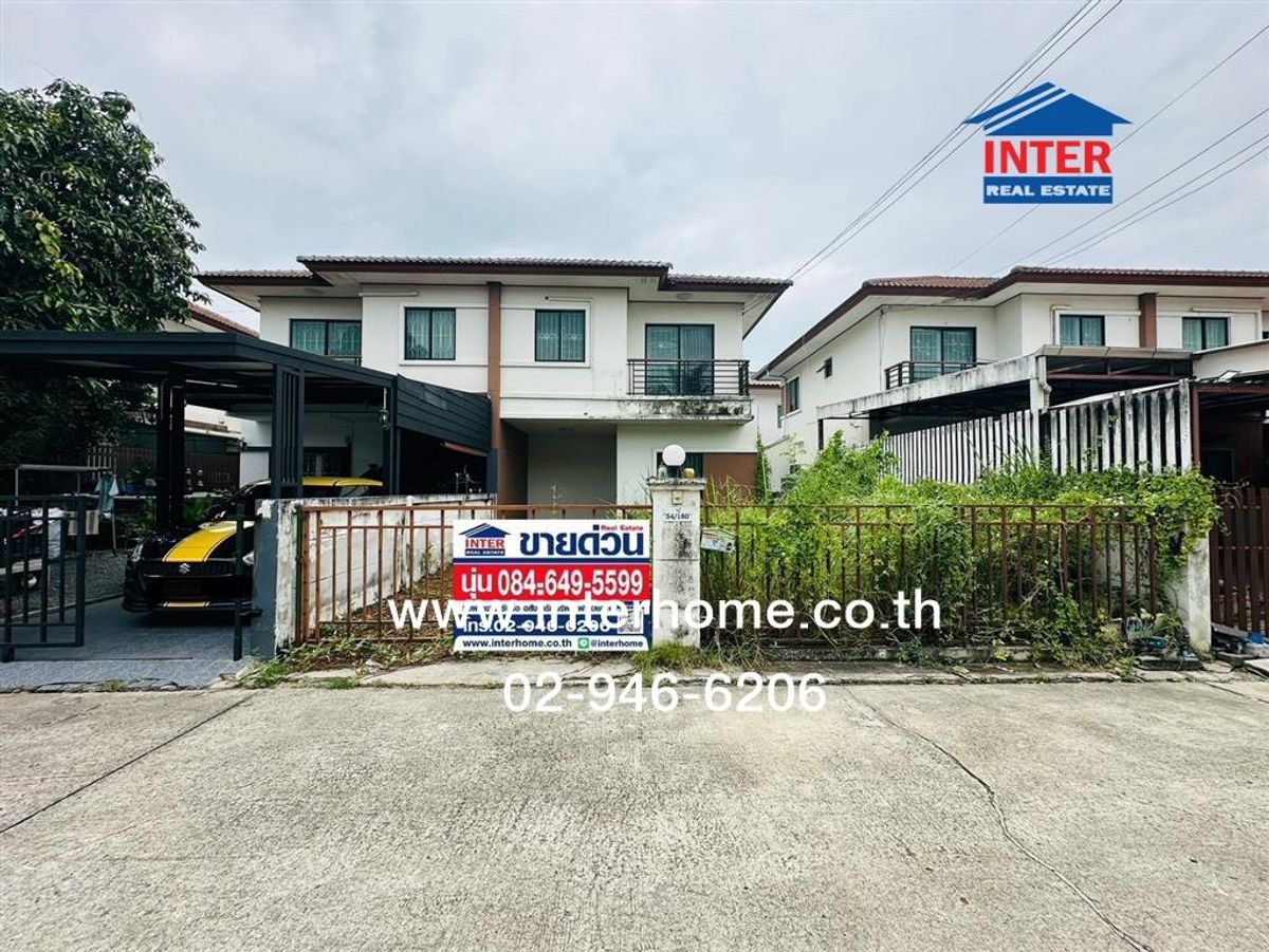 For SalePathum Thani,Rangsit, Thammasat : 2 storey house, 37.5 sq.w., Fah Rangsit Village Lam Luk Ka-Khlong 7 Soi Liab Khlong 7, Lam Luk Ka Road, Liab Khlong 7, Lam Luk Ka Pathum Thani