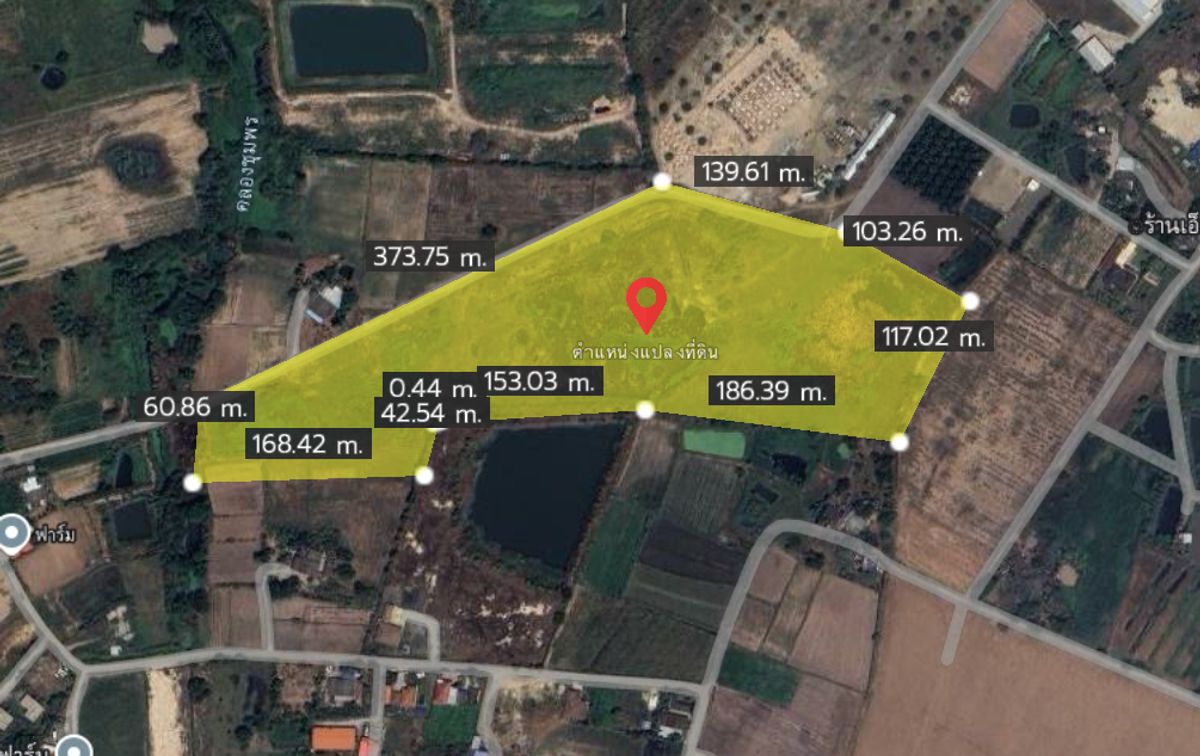 For SaleLandPattaya, Bangsaen, Chonburi : Land 43 Rai, Nong Bon Daeng, Chon Buri / 1.5 million per rai (sell), Land 43 Rai Nong Bon Daeng Chonburi / 1.5m Per (For Sale) Newc589