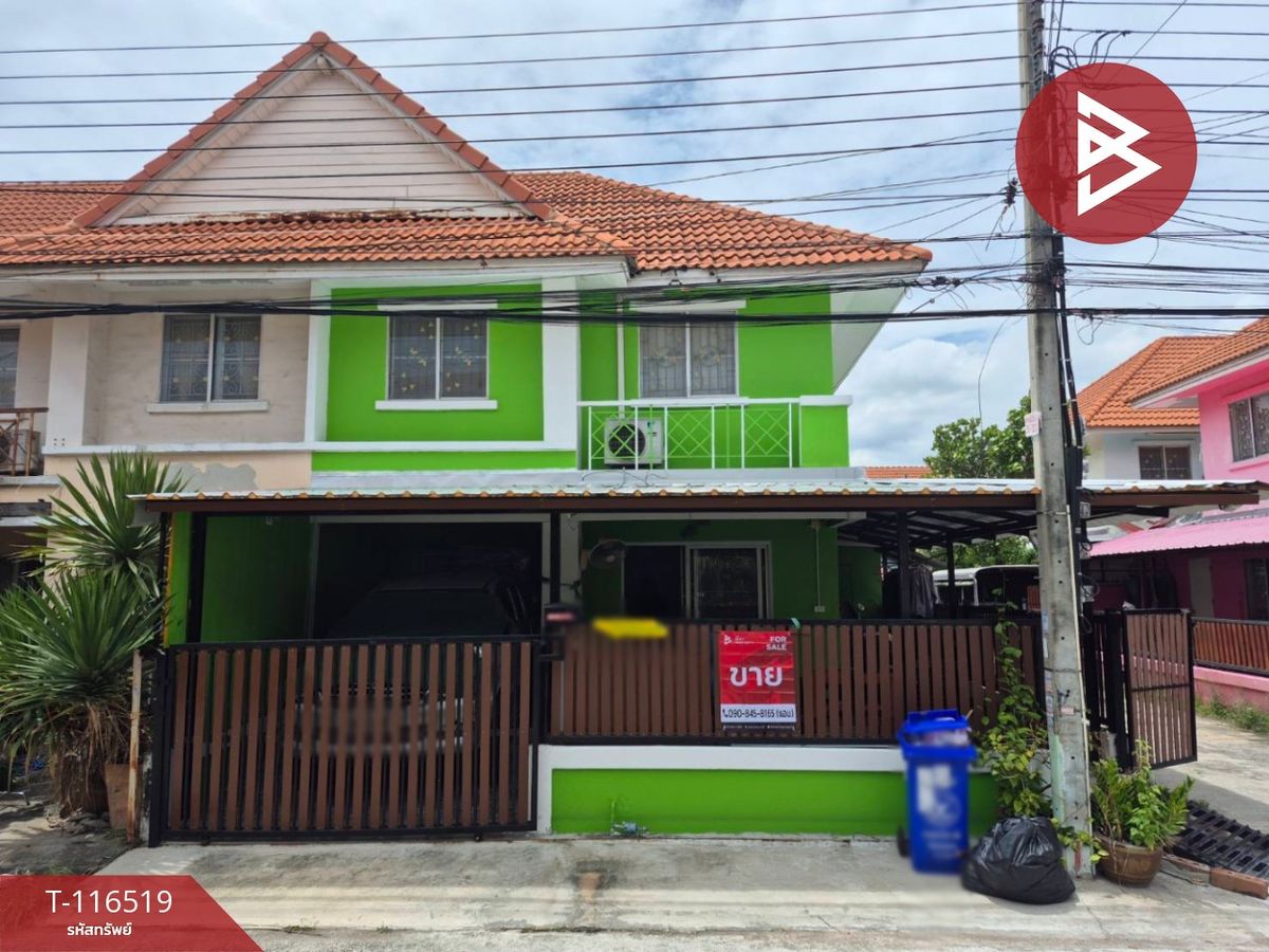 For SaleTownhomeSamut Prakan,Samrong : Townhouse for sale Pruksa Village 28/1 Bang Pu-Phraeksa Settlement, Samut Prakan, ready to move in