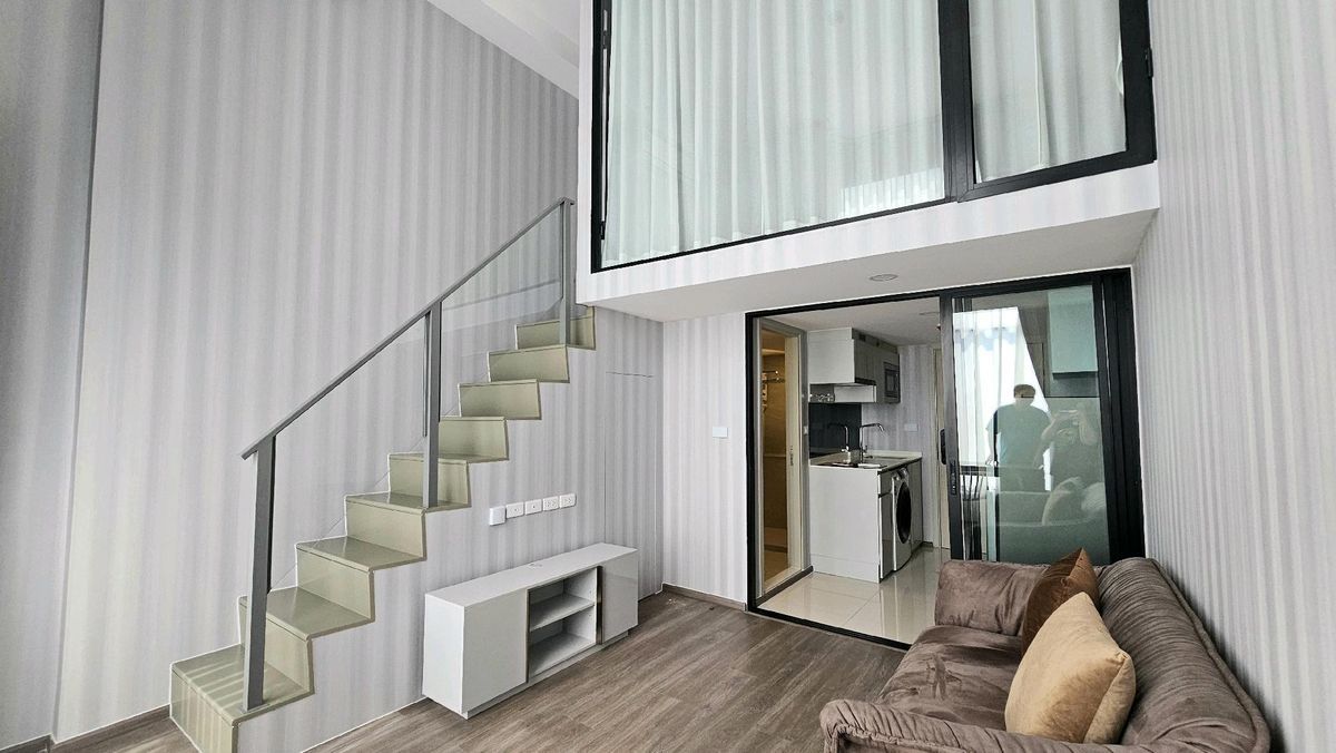 For RentCondoKasetsart, Ratchayothin : Condo For Rent | Duplex Room The Best Value In The Project “So Origin Kaset Interchange” 38 Sq.m. Near BTS Kasetsart University