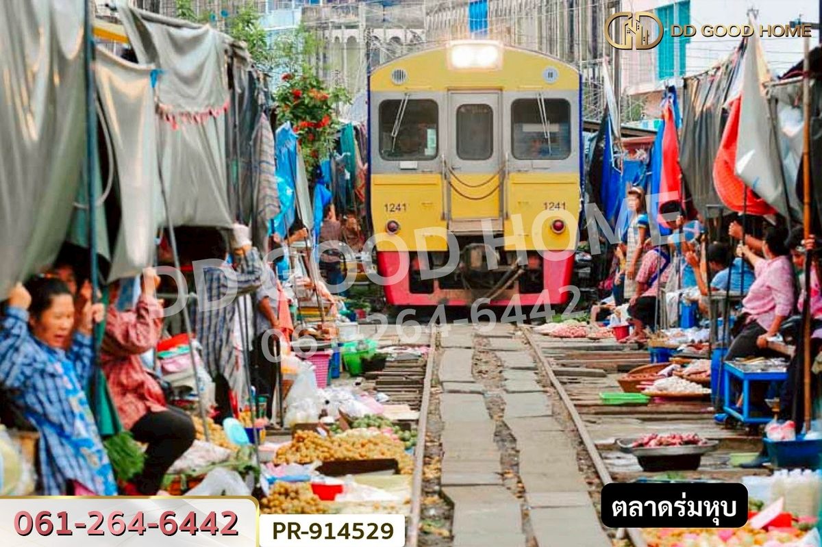 ขายที่ดินสมุทรสงคราม : WR-914529 ที่ดินลาดใหญ่ 5 ไร่ 23 ตร.ว. สมุทรสงคราม ใกล้วัดลาดเป้ง