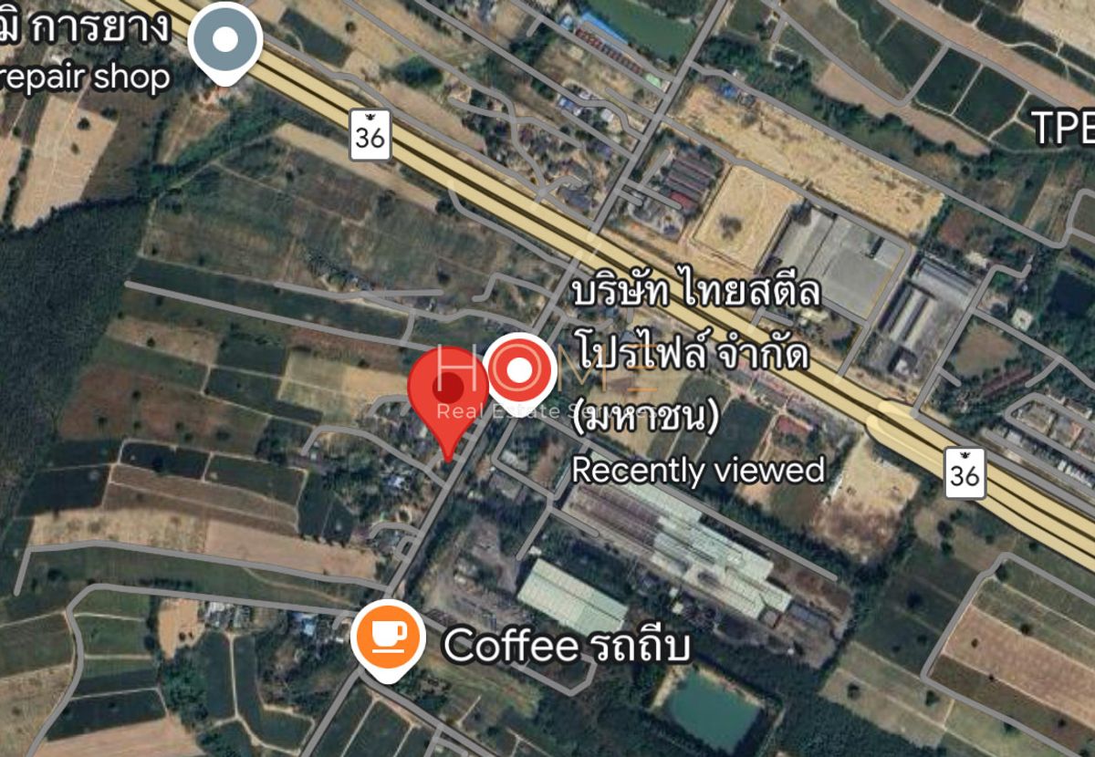 ขายที่ดินระยอง : ✨ ที่ดินผังม่วงลาย ทำเลอุตสาหกรรม นิคมพัฒนา ใกล้ถนน 36 เพียง 250 ม. ✨  (FOR SALE) NUT2187