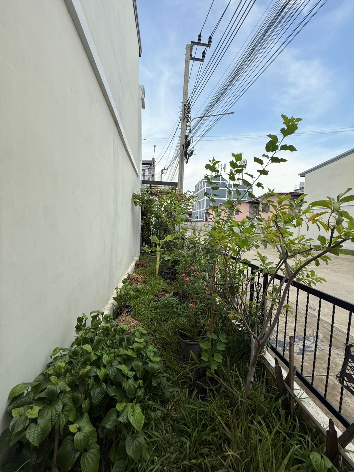 For SaleTownhomeSamut Prakan,Samrong : Urgent sale, townhome, behind the corner of the main road, very beautiful, new house, 4 years, good location near the Bearing BTS station. Sell with complete electric appliances