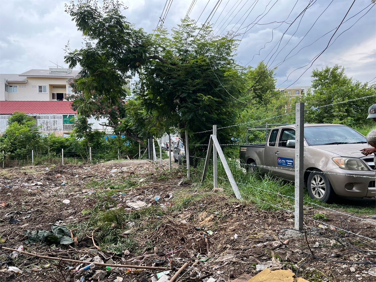 For SaleLandChaengwatana, Muangthong : Land for sale 233 sq.w. Soi Tiwanon - Pak Kred 56 (Soi Phra Maharit 25)