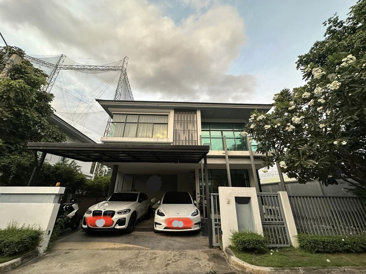 ให้เช่าบ้านวิภาวดี ดอนเมือง หลักสี่ : บ้านเดี่ยว หลังมุม พึ่งรีโนเวท 1นาทีขึ้นทางด่วน ติดสนามกอล์ฟ ไปสนามบินเพียง 15นาที