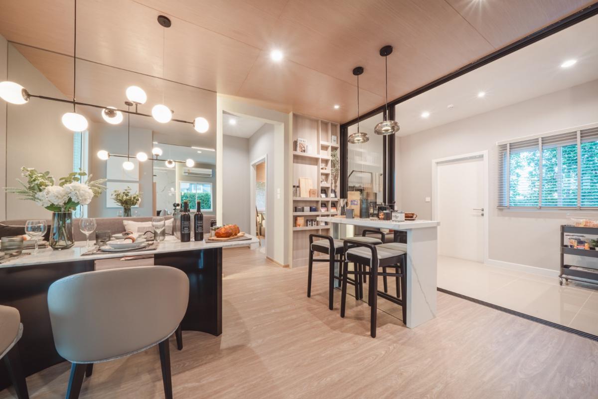 For SaleHousePattanakan, Srinakarin :  🔥Luxury single house for sale🔥 Nirvana Absolute Krungthep Kreetha, new 3-storey house, ready to move in, good location near Suvarnabhumi Airport