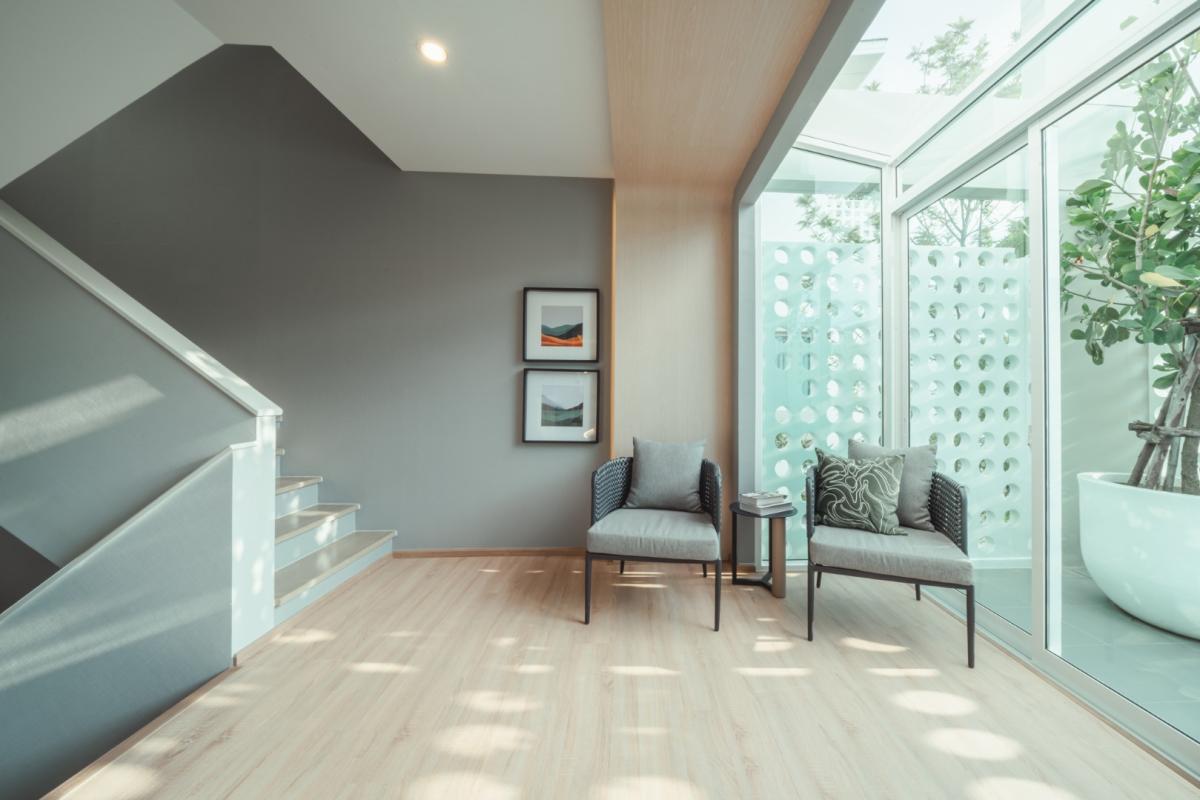 For SaleHousePattanakan, Srinakarin :  🔥Luxury single house for sale🔥 Nirvana Absolute Krungthep Kreetha, new 3-storey house, ready to move in, good location near Suvarnabhumi Airport