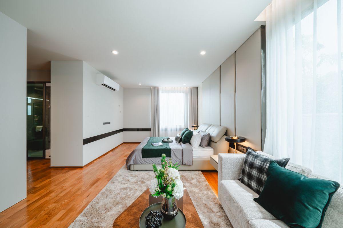 For SaleHousePattanakan, Srinakarin : 🔥Luxury single-family home project🔥Nirvana Collection, Krungthep Kreetha, 3 floors, high privacy, ready to move in, supporting a high-end lifestyle