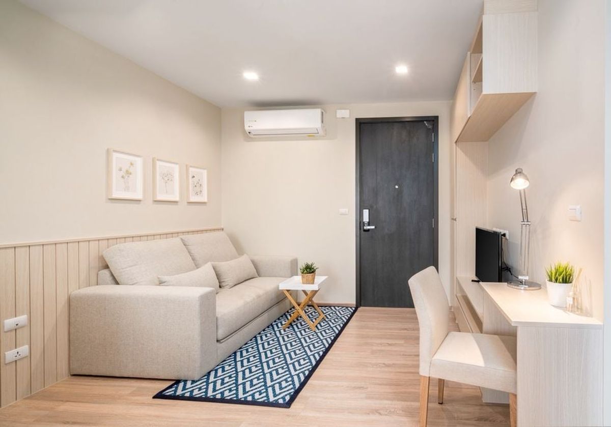 For RentCondoRama9, Petchburi, RCA : L2111264-Condo for rent, The Best Garden-Rama 9, Size 31 sq.m., Floor 5 (For Rent Condo The Base Garden-Rama 9)