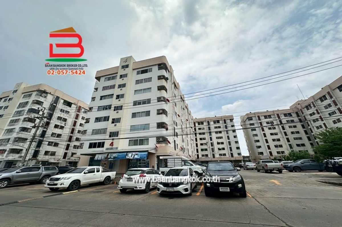 For SaleCondoKasetsart, Ratchayothin : Condominium, Thanom Mit Park (Building 4), area 24.7 sqm. Watcharapol Road, Tha Raeng Subdistrict, Bang Khen District, Bangkok