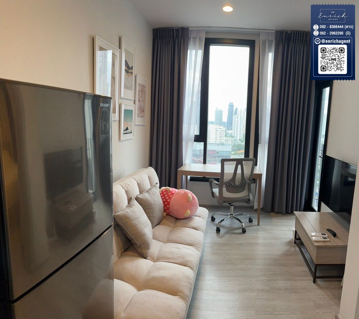 For RentCondoSukhumvit, Asoke, Thonglor : 💙 For rent XT EKKAMAI, beautiful room, complete BTS Ekkamai 💙 Tel. 092-8366444 stars // line id: @enrichagent
