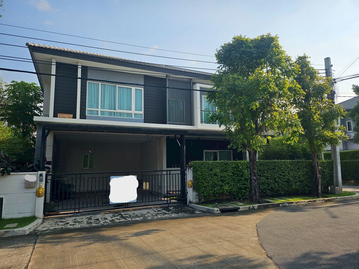 For RentHouseRama5, Ratchapruek, Bangkruai : single house near SISB International School with 4bedroom 4bathroom the largest house type