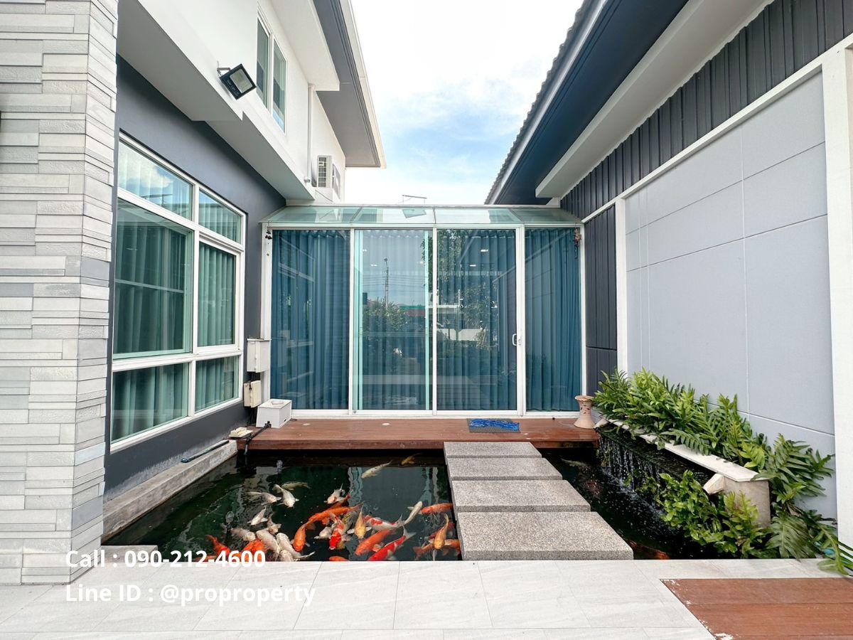 ให้เช่าบ้านเอกชัย บางบอน : บ้านเดี่ยวหลังใหญ่ เนื้อที่เยอะ มัณฑนา วงแหวน-บางบอน (Mantana Wongwaen-Bangbon) บนถนนบางบอน 4 สภาพใหม่ บิวท์อินเกรดพรีเมี่ยมทั้งหลัง พร้อมอยู่