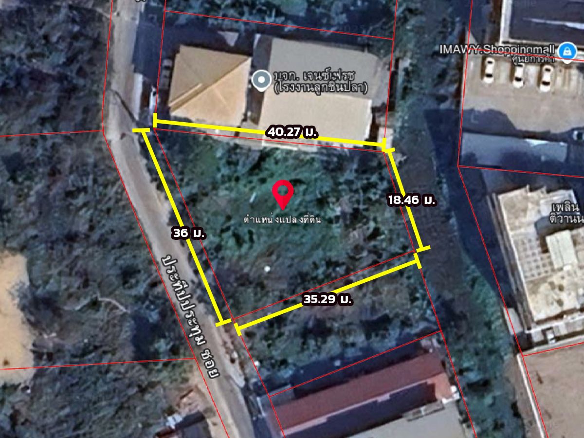 For SaleLandChaengwatana, Muangthong : Land for sale 233 sq.w. Soi Tiwanon - Pak Kred 56 (Soi Phra Maharit 25)