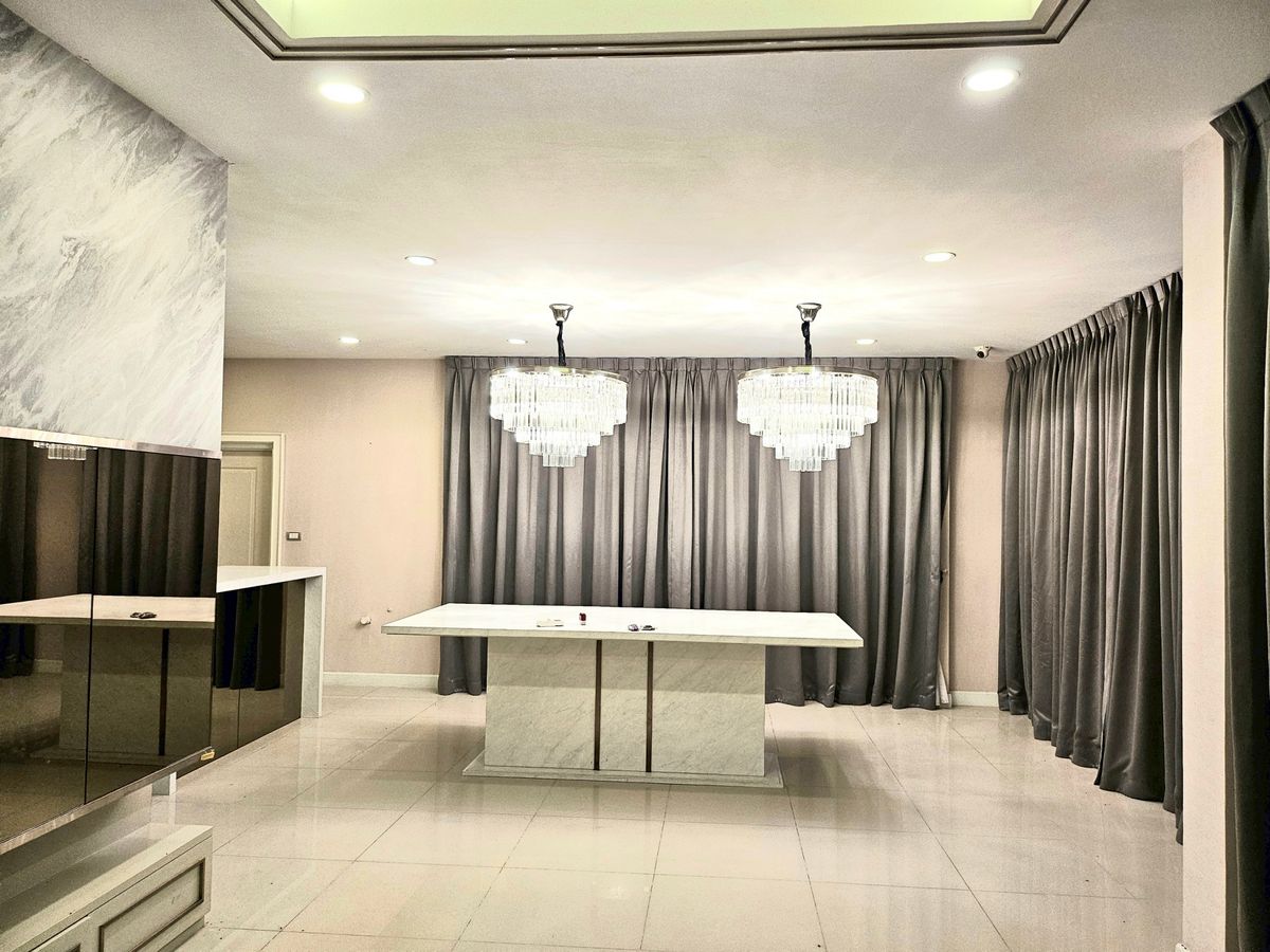 For RentHouseChaengwatana, Muangthong : single house near SISB International School with 4bedroom 4bathroom the largest house type