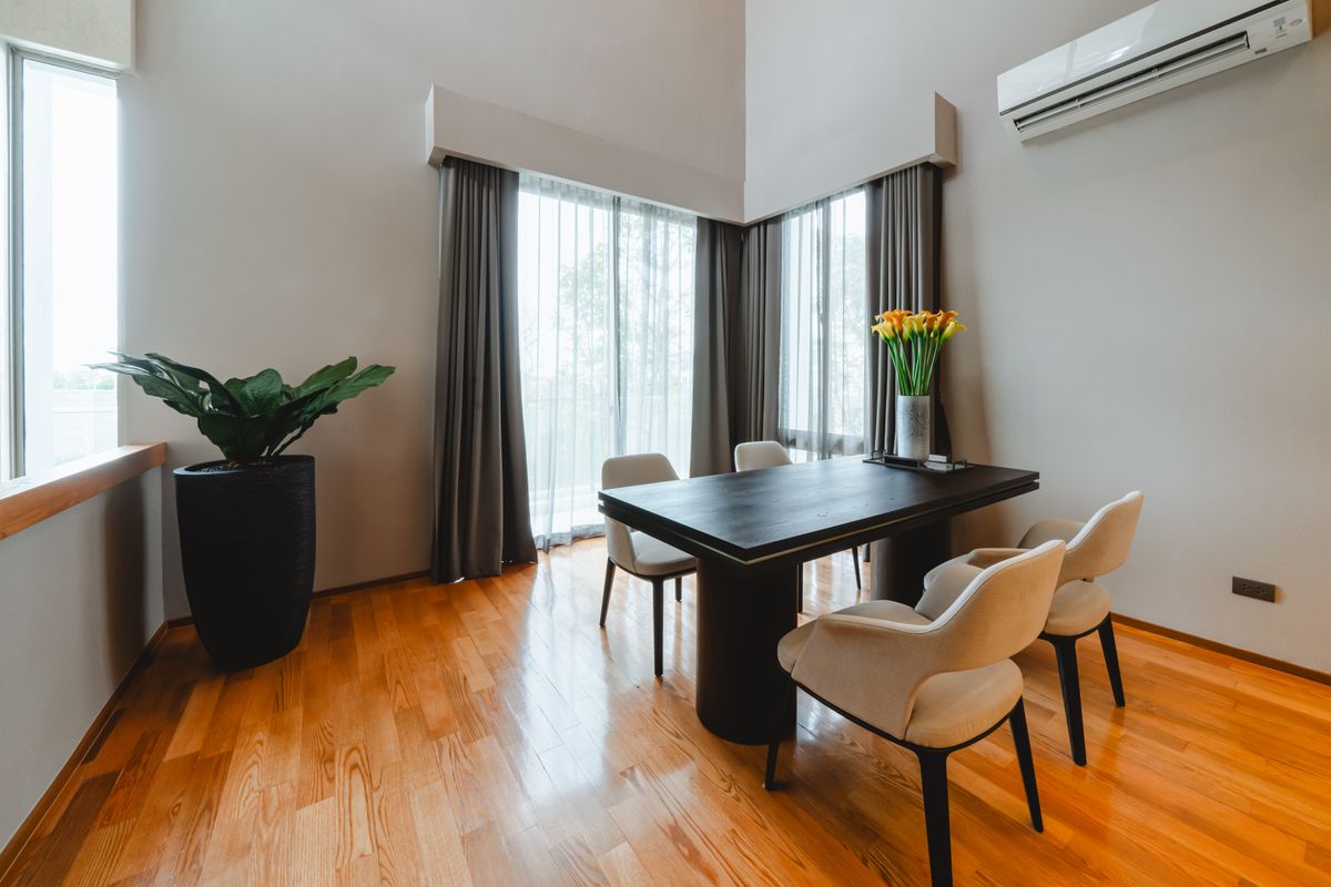 For SaleHousePattanakan, Srinakarin : 🔥Luxury single-family home project🔥Nirvana Collection, Krungthep Kreetha, 3 floors, high privacy, ready to move in, supporting a high-end lifestyle