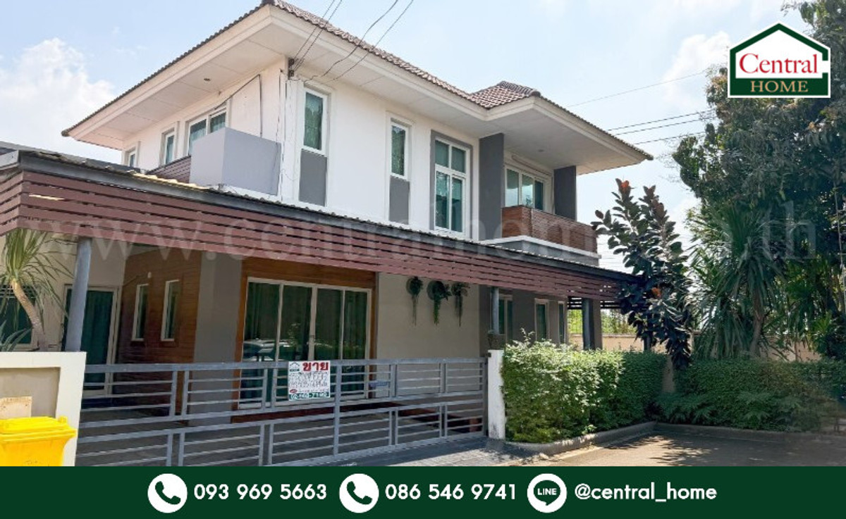 ขายบ้านนนทบุรี บางใหญ่ บางบัวทอง : บ้านเดี่ยว สิริกานต์ 3 หลังริม แปลงใหญ่ ถูกสุดในโครงการ