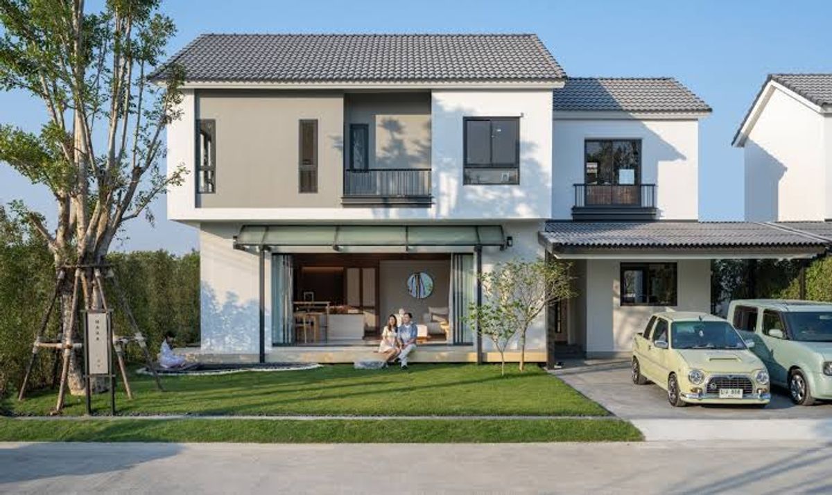 ให้เช่าบ้านสมุทรปราการ สำโรง : บ้านเดี่ยวสวยสไตล์  Luxury Japandi House