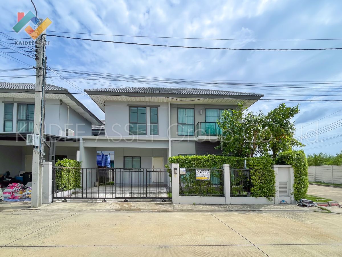 ขายบ้านนนทบุรี บางใหญ่ บางบัวทอง : เพอร์เฟค พาร์ค เวสต์เกต บ้านแฝด บางใหญ่ หลังมุม ขายถูกที่สุด