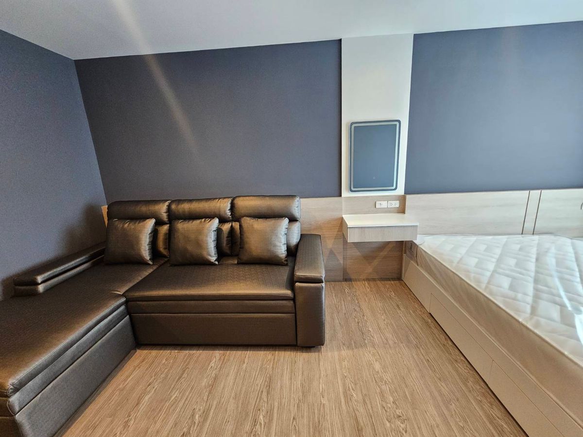 For RentCondoBangna, Bearing, Lasalle : Beautiful room, just finished, 1 bedroom rental, 1 bathroom, Regent Home Bangna