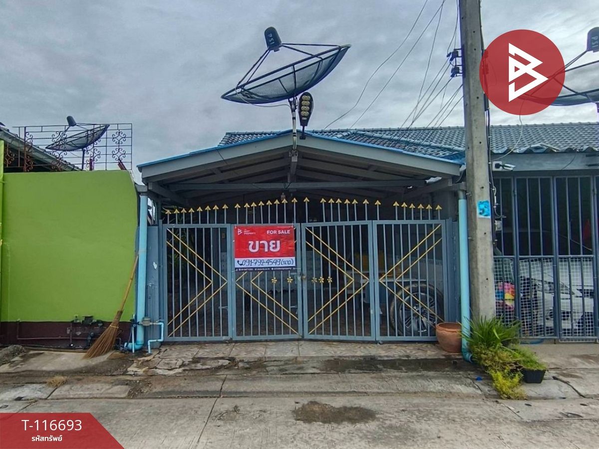 For SaleTownhomeHuahin, Prachuap Khiri Khan, Pran Buri : Selling a single floor townhouse, area 29.3 square wah, Khao Noi Pranburi Subdistrict, Prachuap Khiri Khan