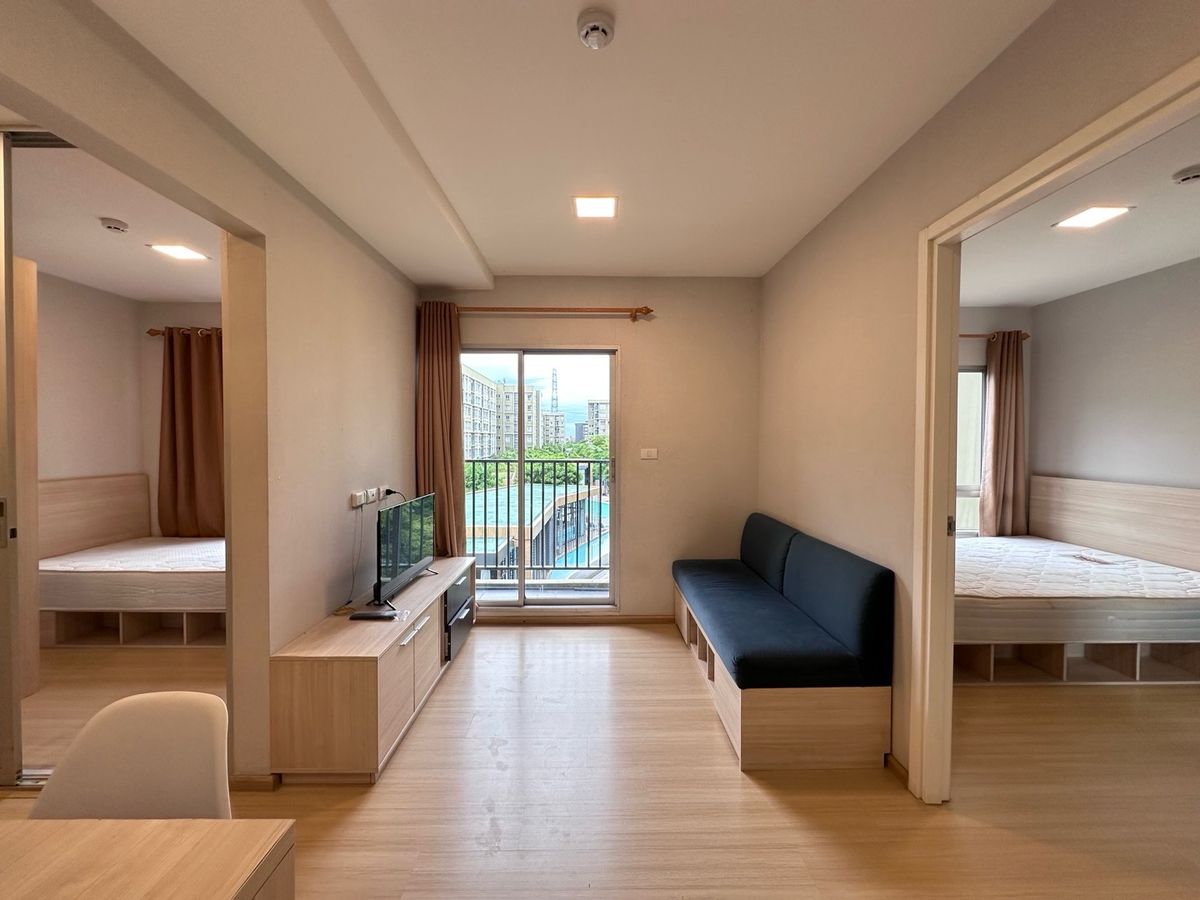 For RentCondoPathum Thani,Rangsit, Thammasat : Plum Ava 1 - 2 Bedrooms ready to move, reduce 12000, add LINE @RNTCONDO