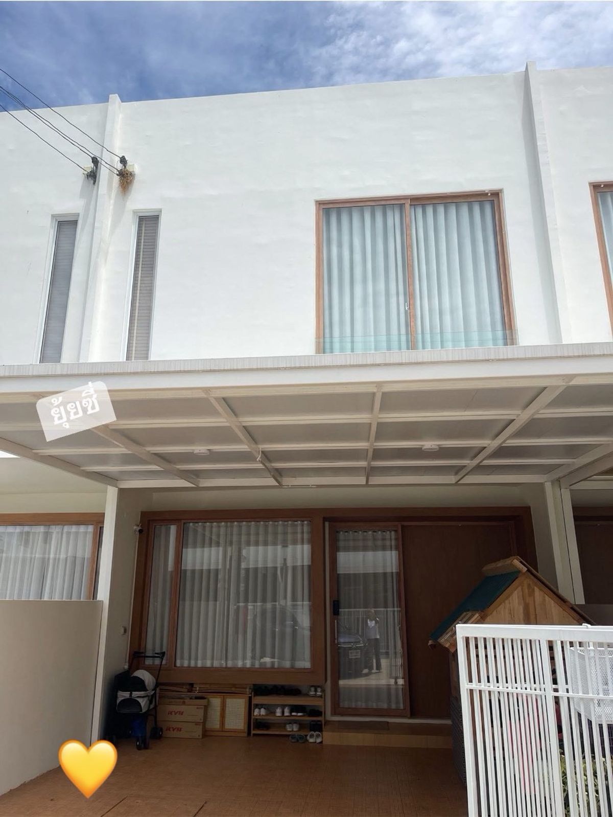 For RentTownhomeBangna, Bearing, Lasalle : Rent a Townhome, Norra Bangna, near Mega Bangna, land 18.89 sq.who | Furniture | Can raise animals 💥 Rental 34,000 baht/month