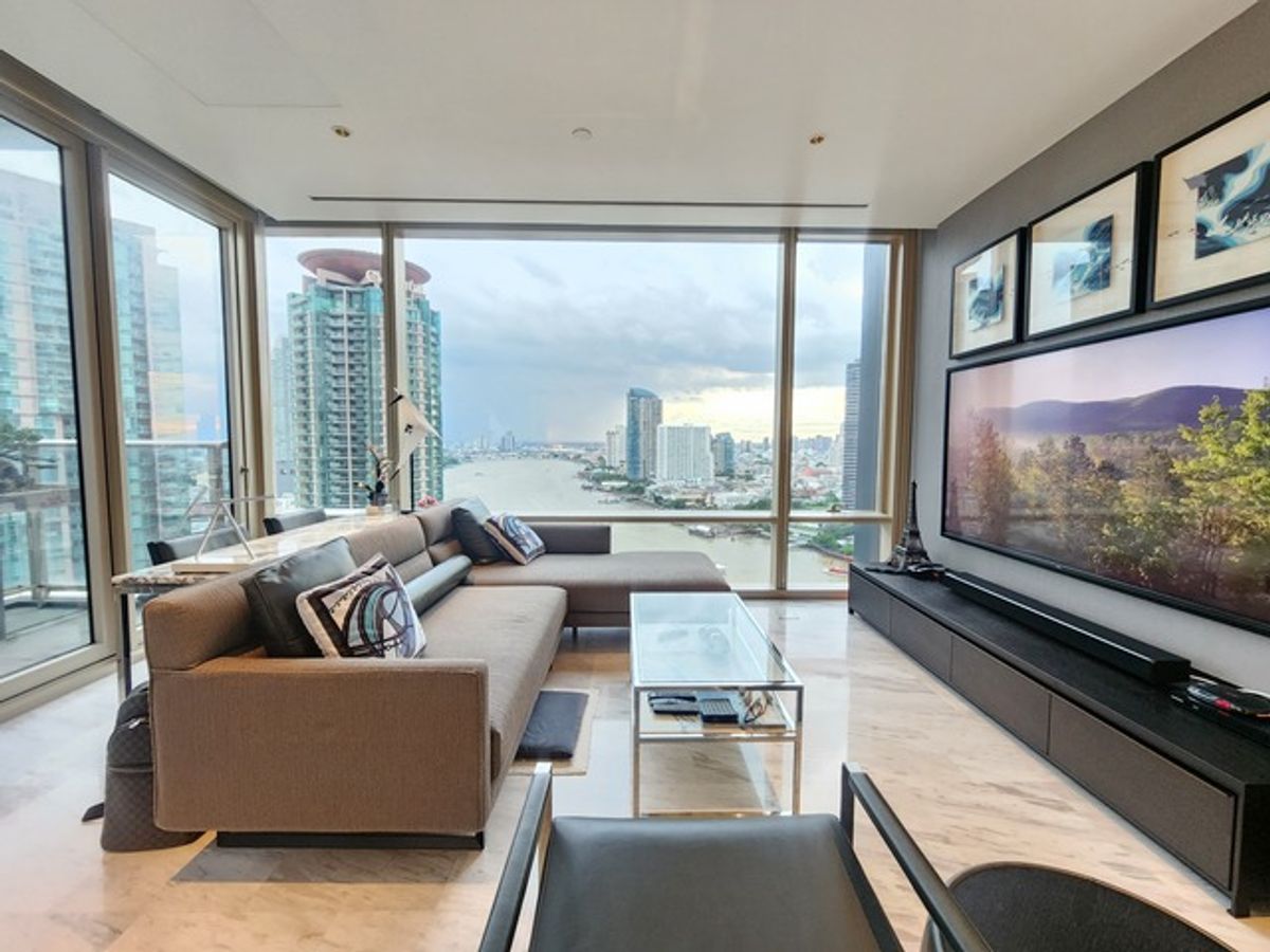 For RentCondoSathorn, Narathiwat : River View Condo for Rent and Sale at Four Seasons Private Residences