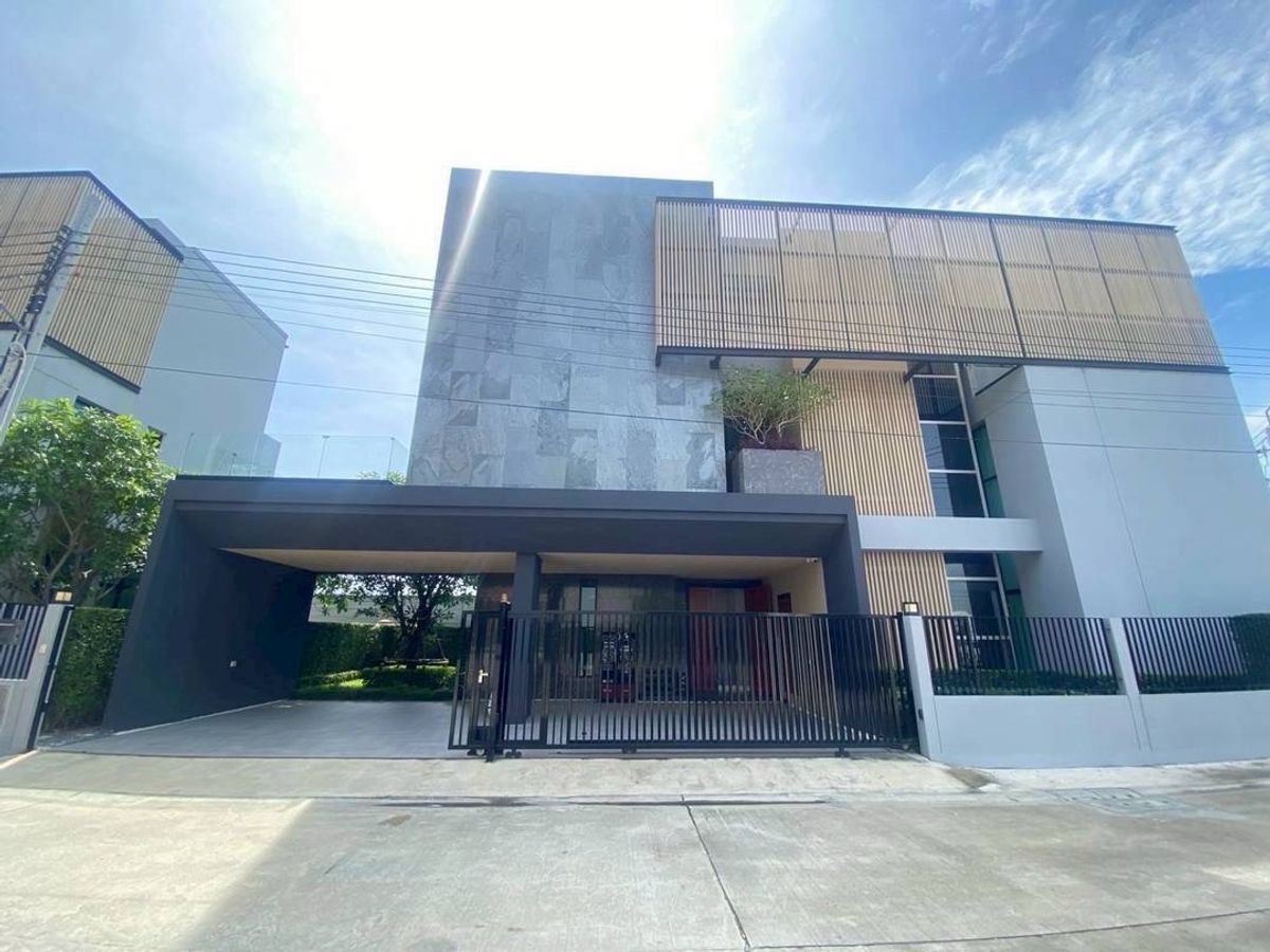 For RentHouseNonthaburi, Bang Yai, Bangbuathong : Rent a 3-story luxury house, The Master Ratchapruek-Jesada Badin Bridge