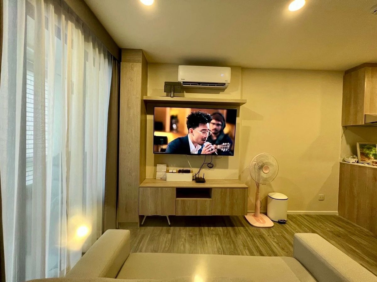 ให้เช่าคอนโดอ่อนนุช อุดมสุข : ให้เช่า IKON S77 ห้องแต่งสวย ชั้น 8 อาคารC คอนโดใกล้บีทีเอสอ่อนนุช มีรถรับส่ง ส่วนกลางดี เฟอร์ครบ พร้อมเข้าอยู่ ราคา 15,000 บาท