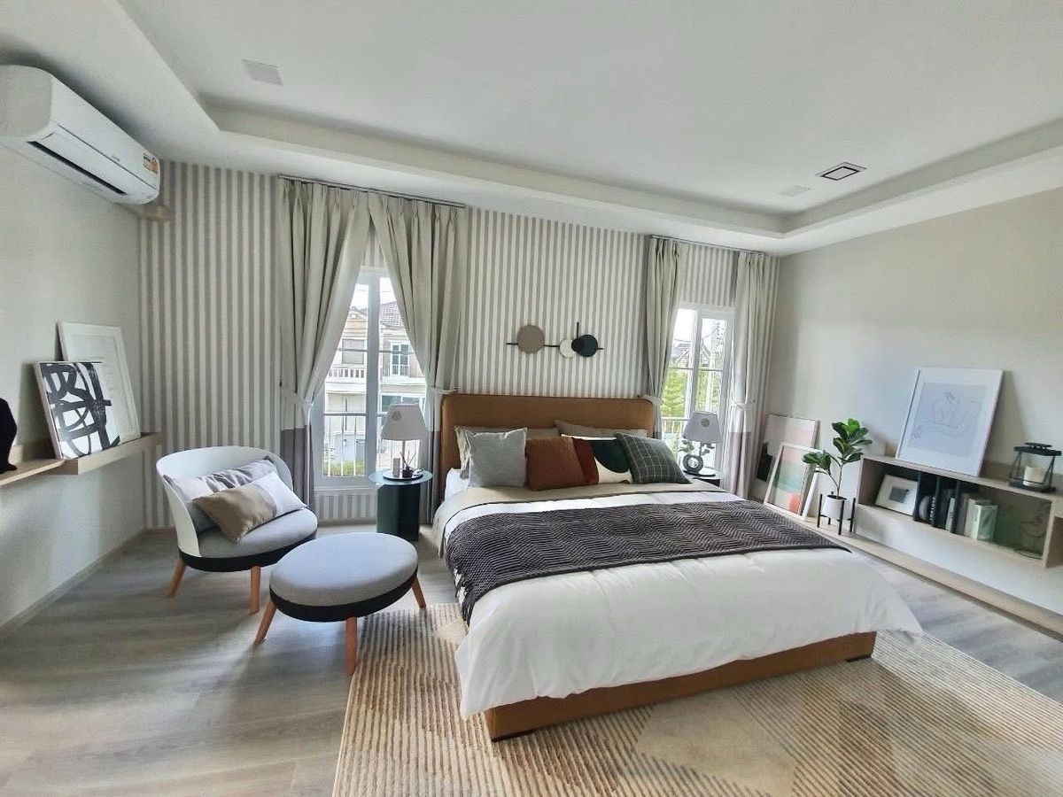 ให้เช่าบ้านบางนา แบริ่ง ลาซาล : 💥ForRent💥 Anya Bangna-Ramkhamhaeng 2 🏡 Near Mega Bangna‼️Private Garden 🌳 Ready to move in ‼️  Fully Furnished ✨