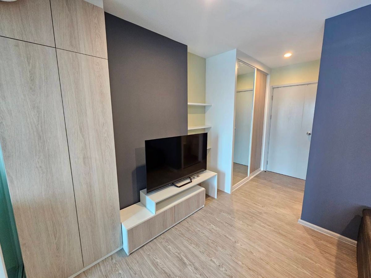 For RentCondoBangna, Bearing, Lasalle : Beautiful room, just finished, 1 bedroom rental, 1 bathroom, Regent Home Bangna