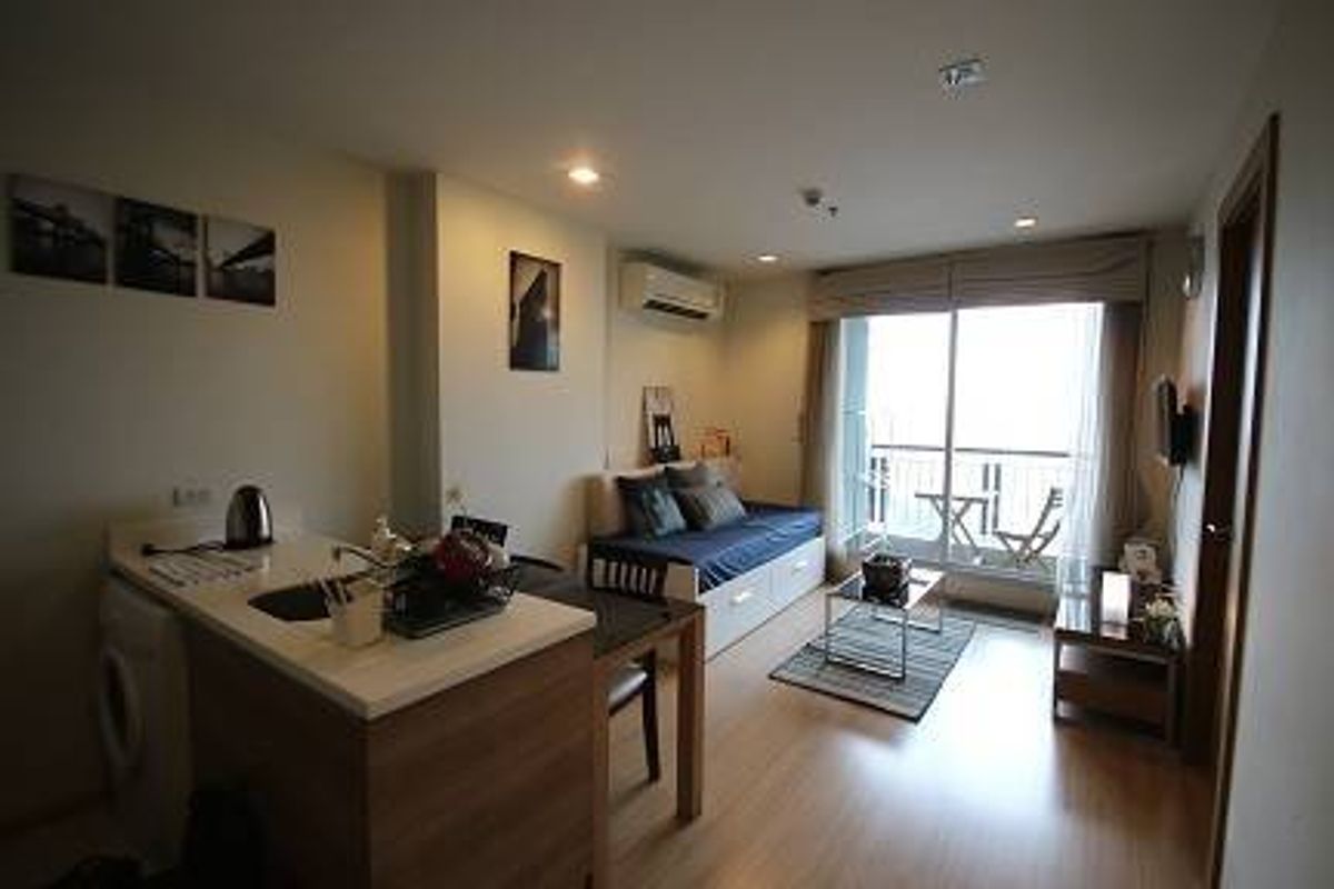 ให้เช่าคอนโดรัชดา ห้วยขวาง : Short term available! - For Rent - Rhythm Ratchada-Huaikhwang 25k | Corner Unit | High Floor 