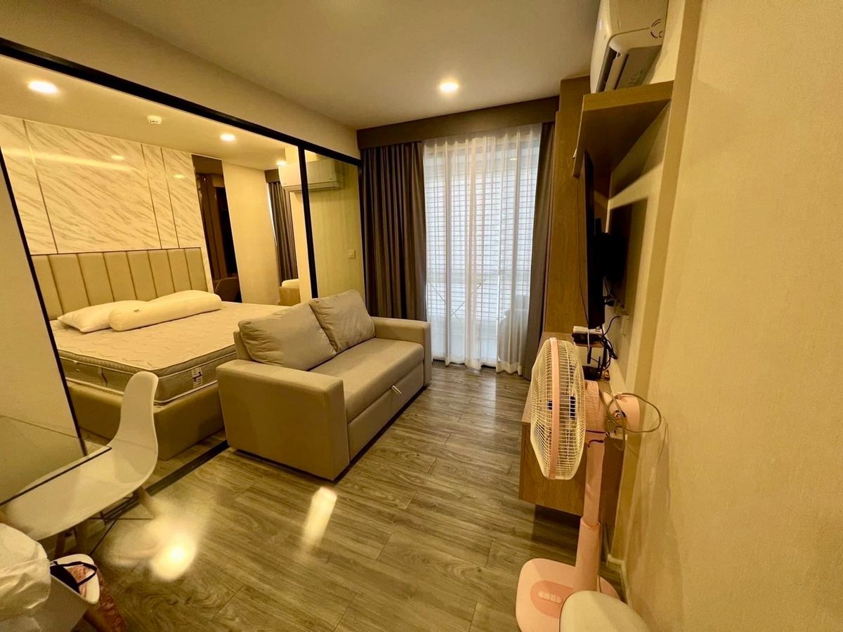 ให้เช่าคอนโดอ่อนนุช อุดมสุข : ให้เช่า IKON S77 ห้องแต่งสวย ชั้น 8 อาคารC คอนโดใกล้บีทีเอสอ่อนนุช มีรถรับส่ง ส่วนกลางดี เฟอร์ครบ พร้อมเข้าอยู่ ราคา 15,000 บาท