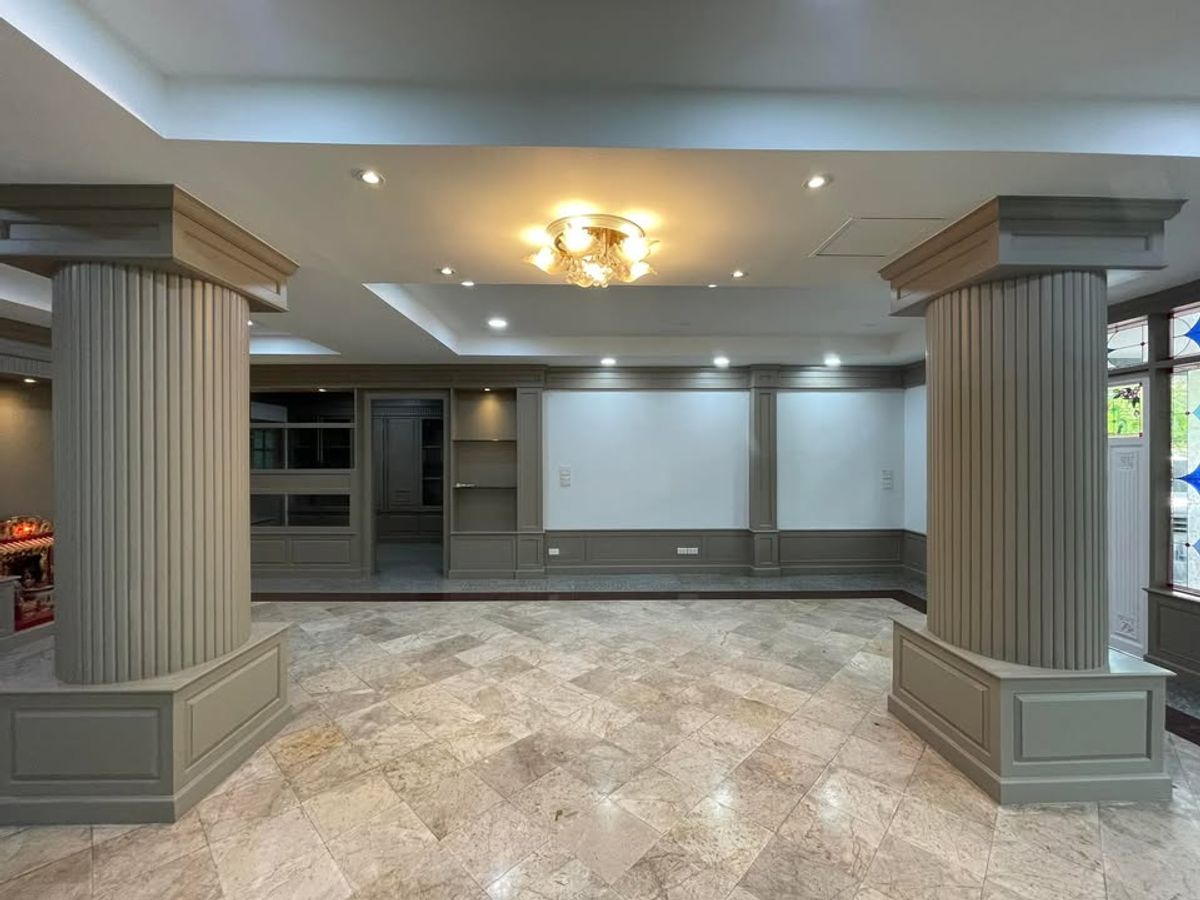 For SaleHouseSamut Prakan,Samrong : Preecha Village Srinakarin–Nam Daeng, spacious detached house with large usable area