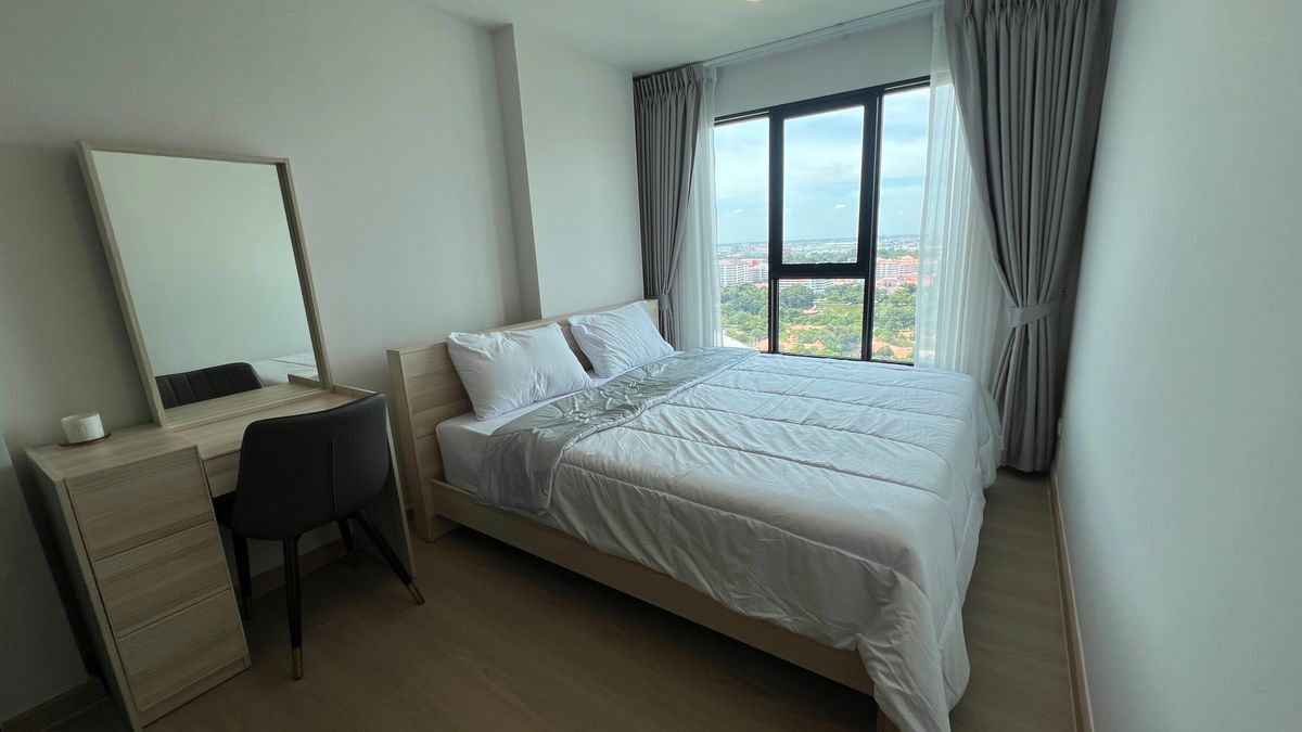 ให้เช่าคอนโดปทุมธานี รังสิต ธรรมศาสตร์ : ให้เช่า Terra Residence ทิศเหนือ วิวธรรมศาสตร์ 1Bed ขนาด 30  ชั้น25