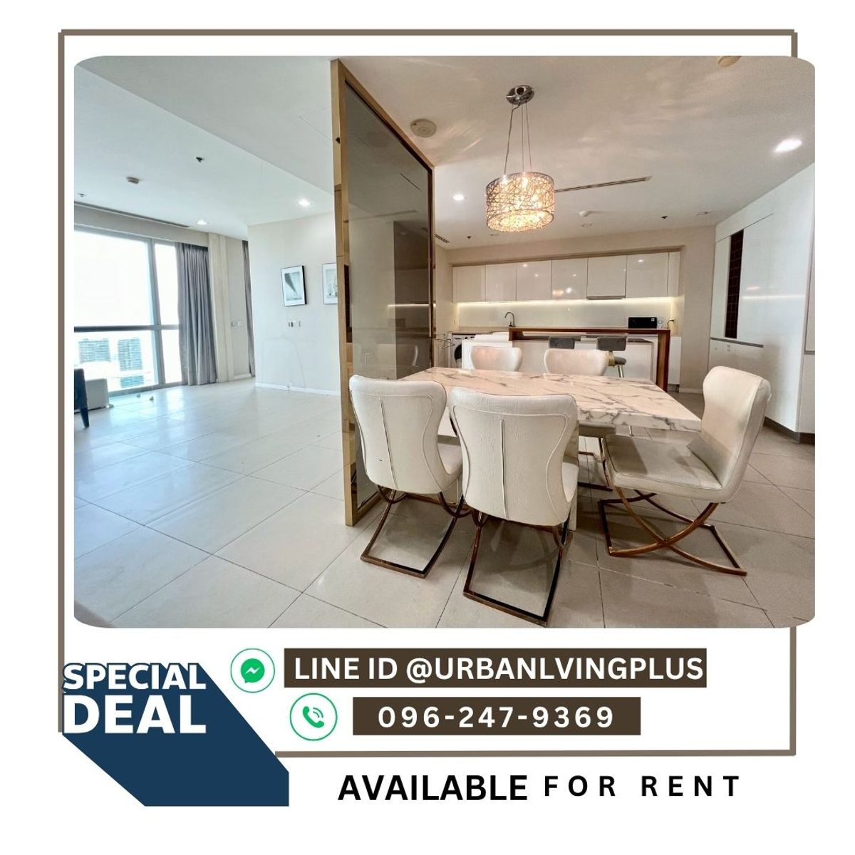 คอนโดวงเวียนใหญ่ เจริญนคร : ( U20250714300 ) Tel/Line 096-2479369 , ให้เช่า เดอะ ริเวอร์ คอนโด , 2 ห้องนอน 2 ห้องน้ำ 1 ห้องอเนกประสงค์ ขนาด 135 ตร.ม. วิวแม่น้ำ สวยมาก!!