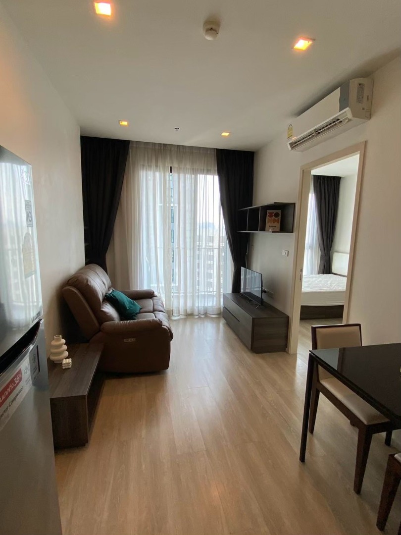 For RentCondoRatchadapisek, Huaikwang, Suttisan : 🔥For urgent rent🔥Quinn Condominium Ratchada 17 near MRT Sutthisan, fully furnished, ready to move in