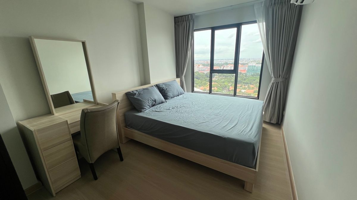 ให้เช่าคอนโดปทุมธานี รังสิต ธรรมศาสตร์ : ให้เช่า Terra Residence ทิศเหนือ วิวธรรมศาสตร์ 1Bed ขนาด 30  ชั้น25