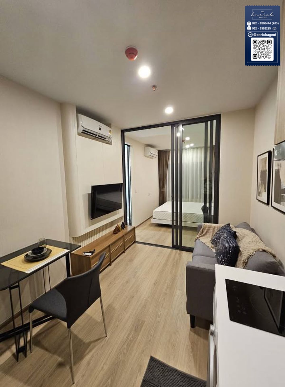 For RentCondoKhlongtoei, Kluaynamthai : 💙 Rent Life Rama 4-ASOKE, beautiful room, complete with MRT, Queen Sirikit National Convention Center 💙 Tel. 092-8366444 stars // line id: @enrichagent
