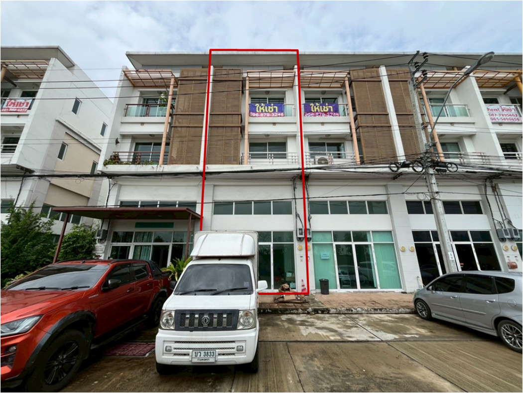 ให้เช่าอาคารพาณิชย์วิภาวดี ดอนเมือง หลักสี่ : ให้เช่า อาคารพาณิชย์ ชวนชื่น โมดัส วิภาวดี เฟส 1 180 ตรม 20.80 ตรว ใกล้ สนามบินดอนเมือง