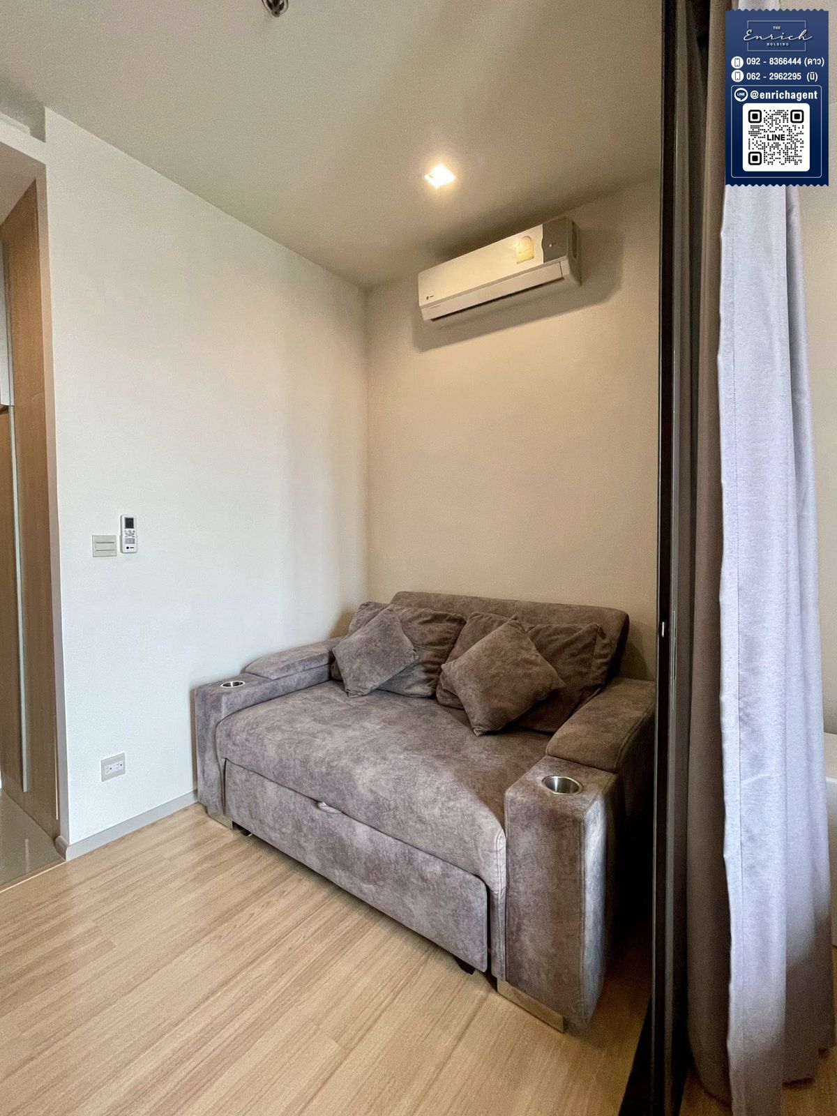 CondoSapankwai,Jatujak : 💙 Rent M Jatujak, a new room, completely decorated, never rented BTS Mo Chit, BTS Saphan Khwai, MRT Kamphaeng Phet 💙 Tel. 092-8366444 stars // Line ID: @enrichagent