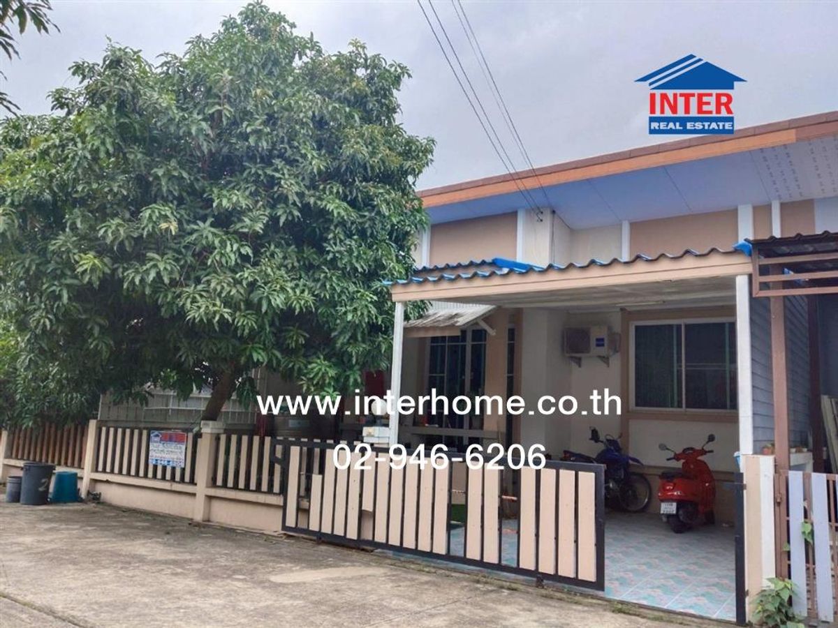 ขายปทุมธานี รังสิต ธรรมศาสตร์ : บ้านเเฝด 1 ชั้น 35 ตร.ว. หมู่บ้านปิ่นฤทัย รังสิต-คลอง7 ซอย24 ถนนรังสิต-นครนายก ถนนทางหลวงชนบท ปท.3007 หนองเสือ ปทุมธานี