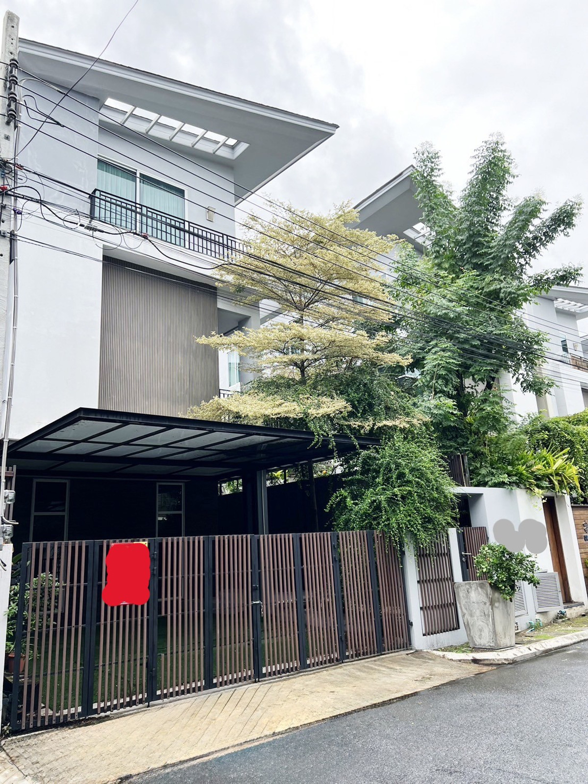 For RentHouseVipawadee, Don Mueang, Lak Si : Modern 4-bedroom house on Vibhavadi Road, suitable for office use, Vibhavadi Rangsit Soi 47.