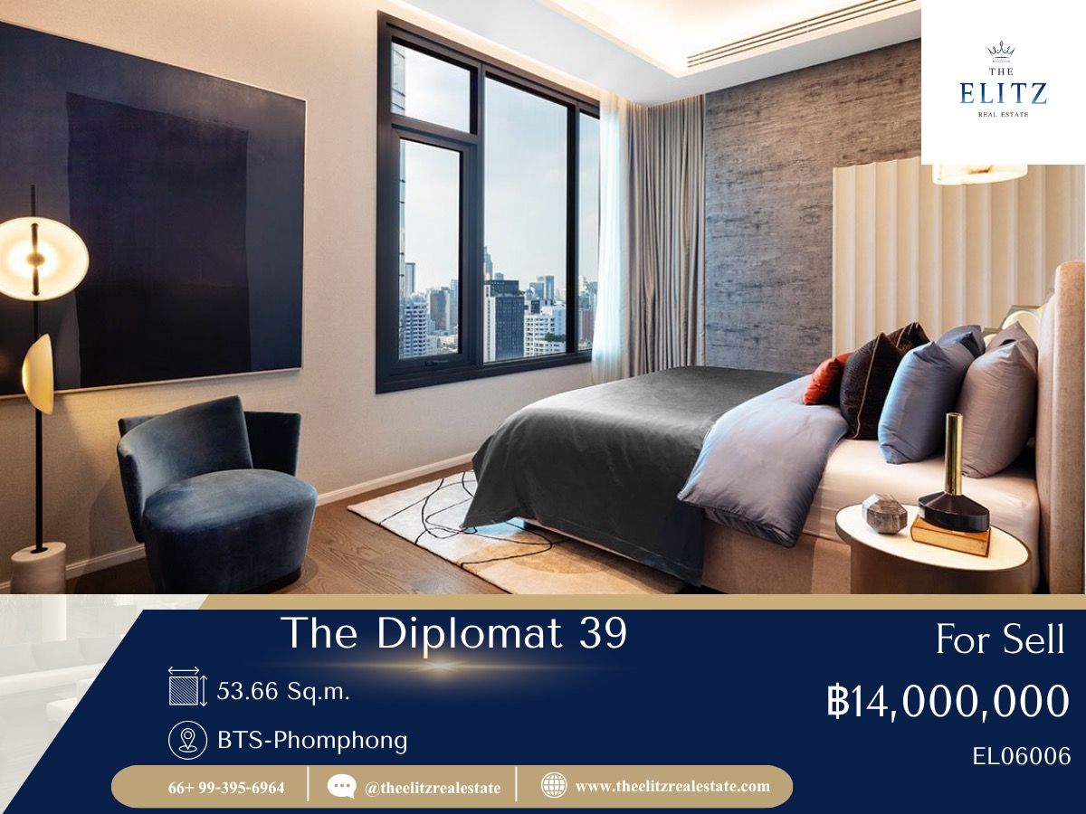 คอนโดสุขุมวิท อโศก ทองหล่อ : ✨Prime location urgent to sell near BTS - Phrom Phong ✨ 