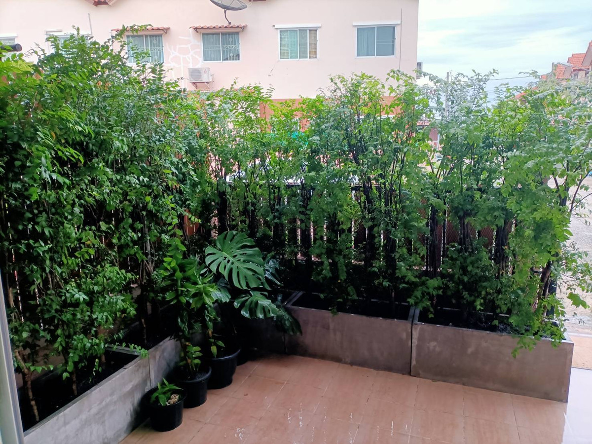 For RentHouseNonthaburi, Bang Yai, Bangbuathong : Corner townhome, 4 bedrooms, 2 bathrooms, kitchen. Located on Soi Wat Lad Pladuk, 5 minutes from Kanchanaphisek Road.