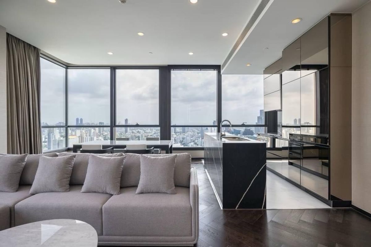 ให้เช่าคอนโดสุขุมวิท อโศก ทองหล่อ : 🔥Rent 3BR 3BR🔥124sqm Floor37🔥180,000/month🔥Esse36🔥Very Nice unit🔥