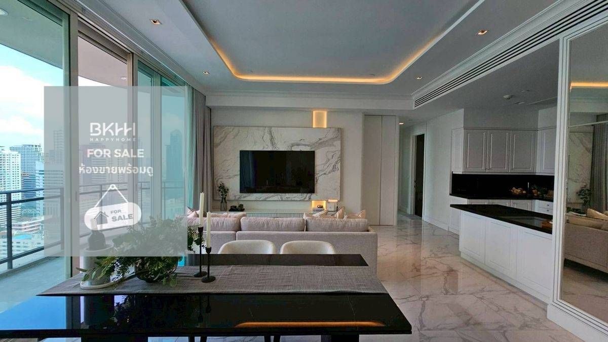 ขายคอนโดสุขุมวิท อโศก ทองหล่อ : 💎 ห้องสวย Rare item -  Royce Private Residences / 3 นอน / ( Pet Friendly ) 