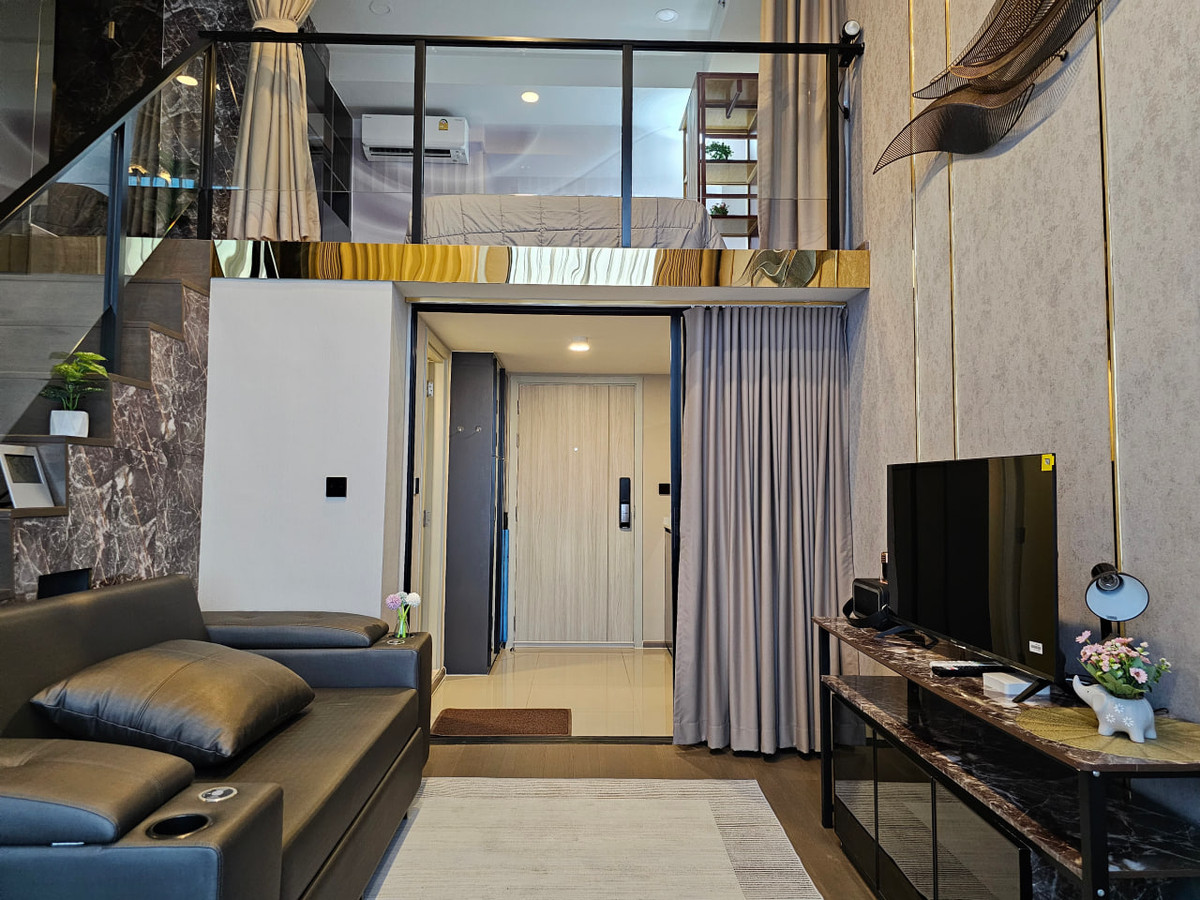 For SaleCondoSiam Paragon ,Chulalongkorn,Samyan : Park Origin Chula Samyan【𝐒𝐄𝐋𝐋 & 𝐑𝐄𝐍𝐓】🔥2-storey room, beautifully decorated, city view, complete common area, opposite Barattong🔥  Contact Line ID: @hacondo