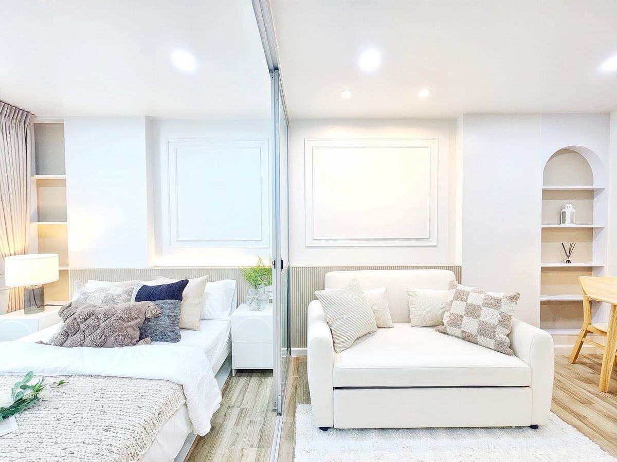 For SaleCondoLadkrabang, Suwannaphum Airport : #The condo is ready to be in Rama 9 area. Must be this project. Good project, good society, easy to travel in every life Light installments, comfortable, just 6,000 baht.